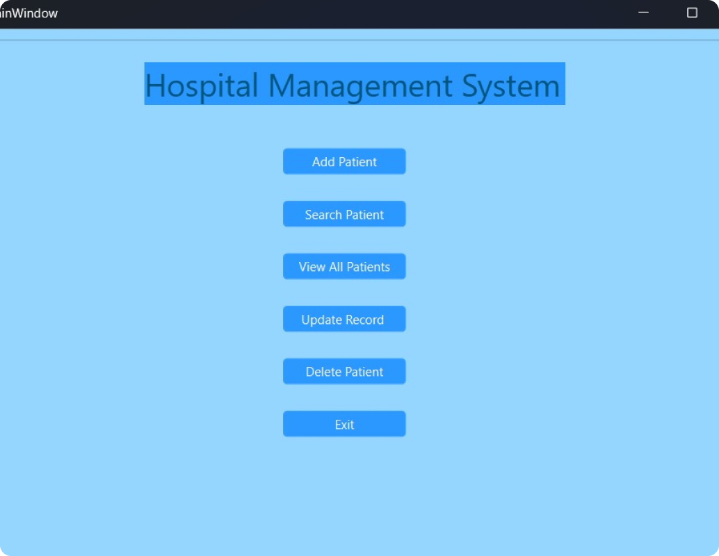 Hospital Management System